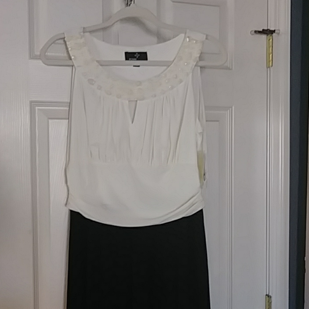 Black and Ivory Dress